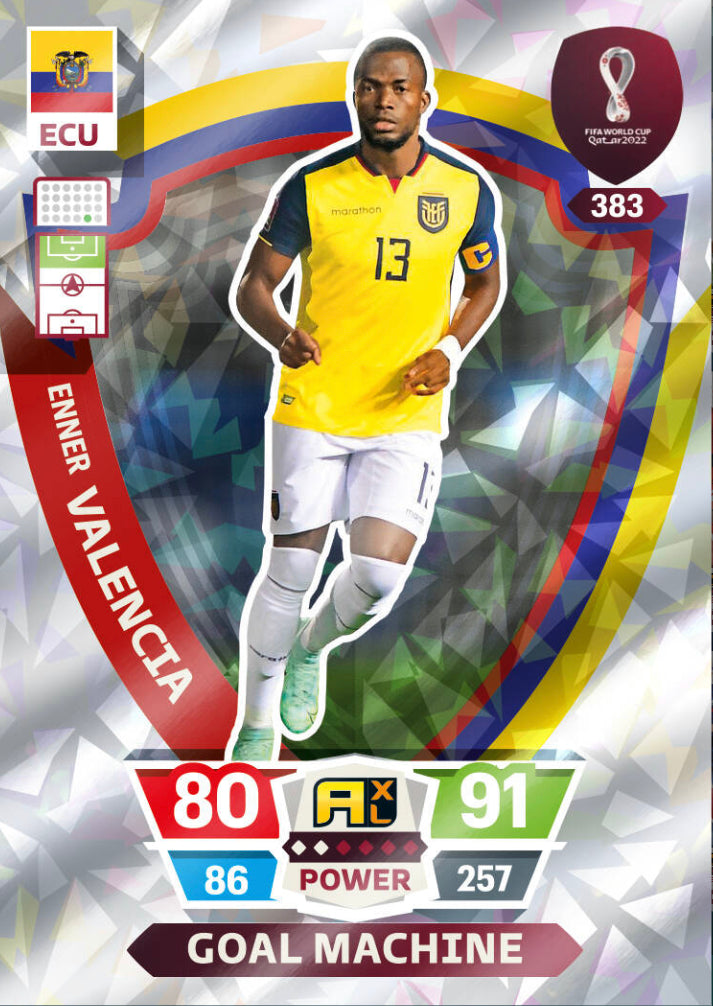 Panini World Cup 2022 Adrenalyn XL - 383 - Enner Valencia - Goal Machine