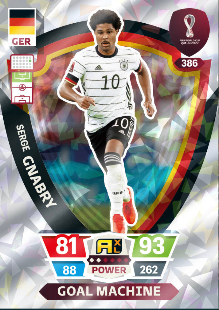 Panini World Cup 2022 Adrenalyn XL - 386 - Serge Gnabry - Goal Machine
