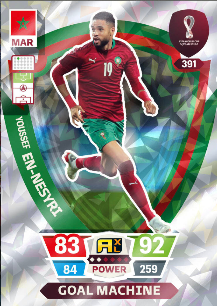 Panini World Cup 2022 Adrenalyn XL - 391 - Youssef En-Nesyri - Goal Machine