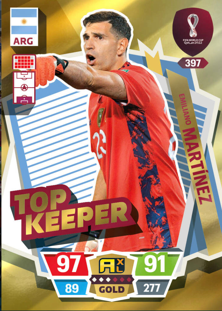 Panini World Cup 2022 Adrenalyn XL - 397 - Emiliano Martínez - Top Keeper