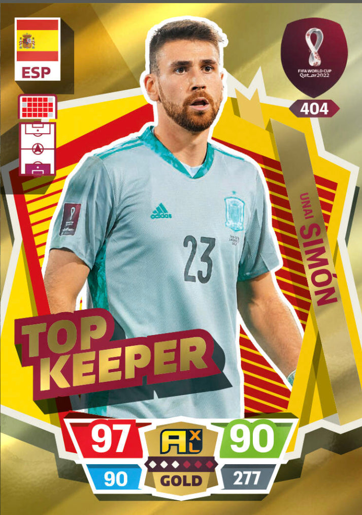 Panini World Cup 2022 Adrenalyn XL - 404 - Unai Simón - Top Keeper