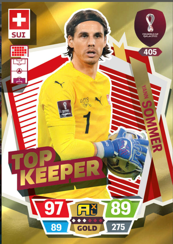 Panini World Cup 2022 Adrenalyn XL - 405 - Yann Sommer - Top Keeper