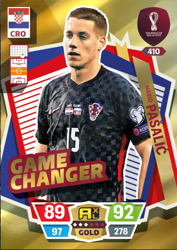 Panini World Cup 2022 Adrenalyn XL - 410 - Mario Pasalic - Game Changer