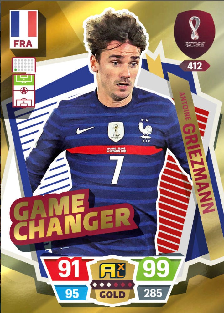 Panini World Cup 2022 Adrenalyn XL - 412 - Antoine Griezmann - Game Changer