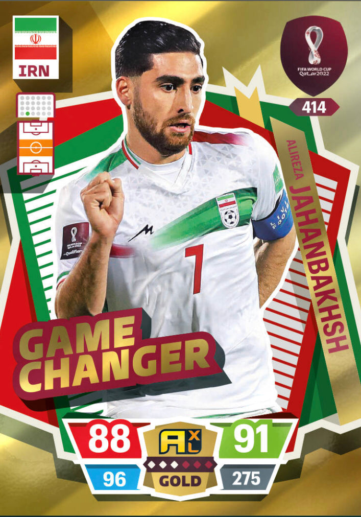 Panini World Cup 2022 Adrenalyn XL - 414 - Alireza Jahanbakhsh - Game Changer