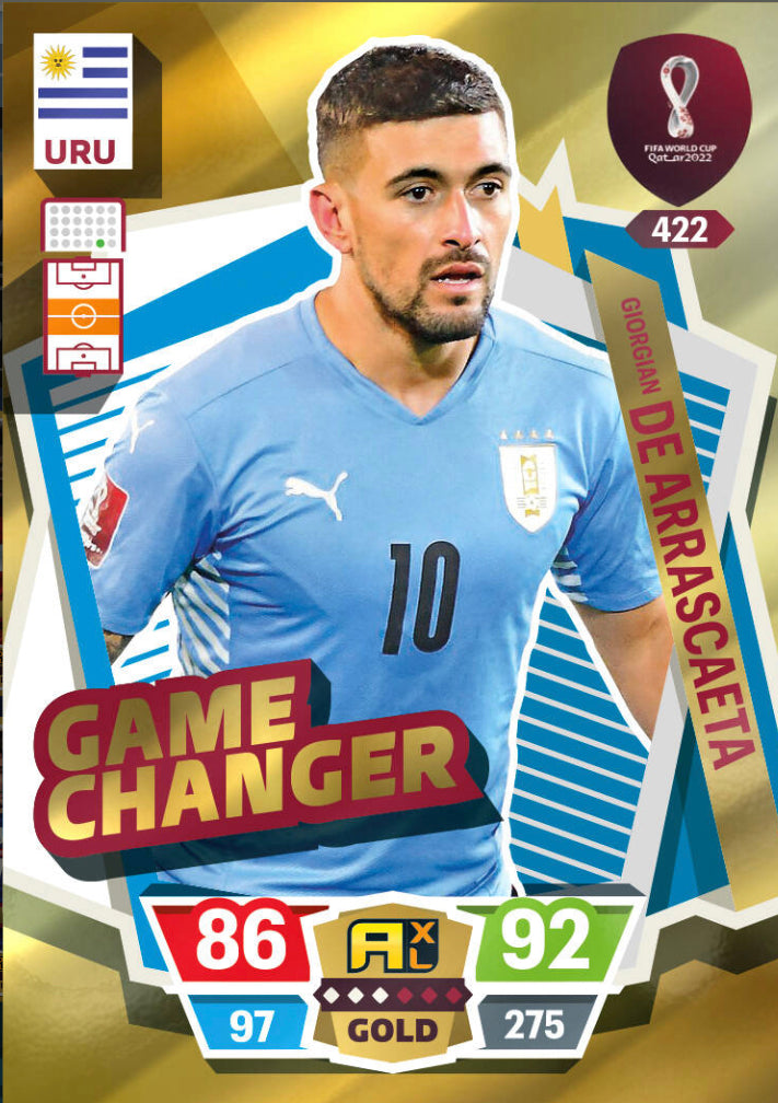 Panini World Cup 2022 Adrenalyn XL - 422 - Giorgian De Arrascaeta - Game Changer