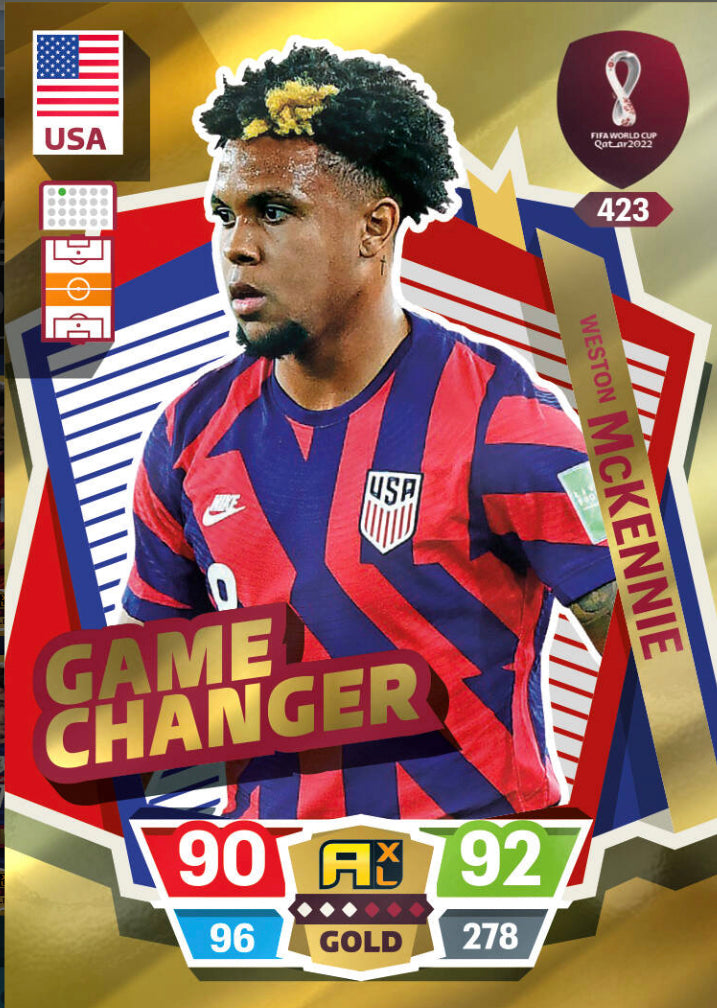 Panini World Cup 2022 Adrenalyn XL - 423 - Weston McKennie - Game Changer