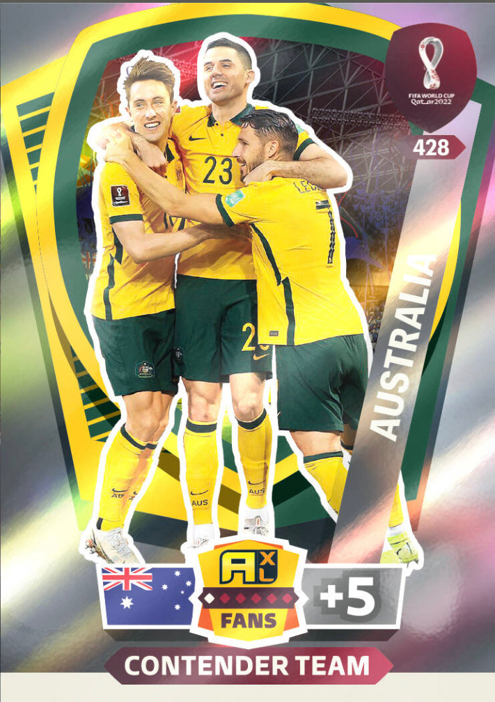 Panini World Cup 2022 Adrenalyn XL - 428 - Australia Contender Team
