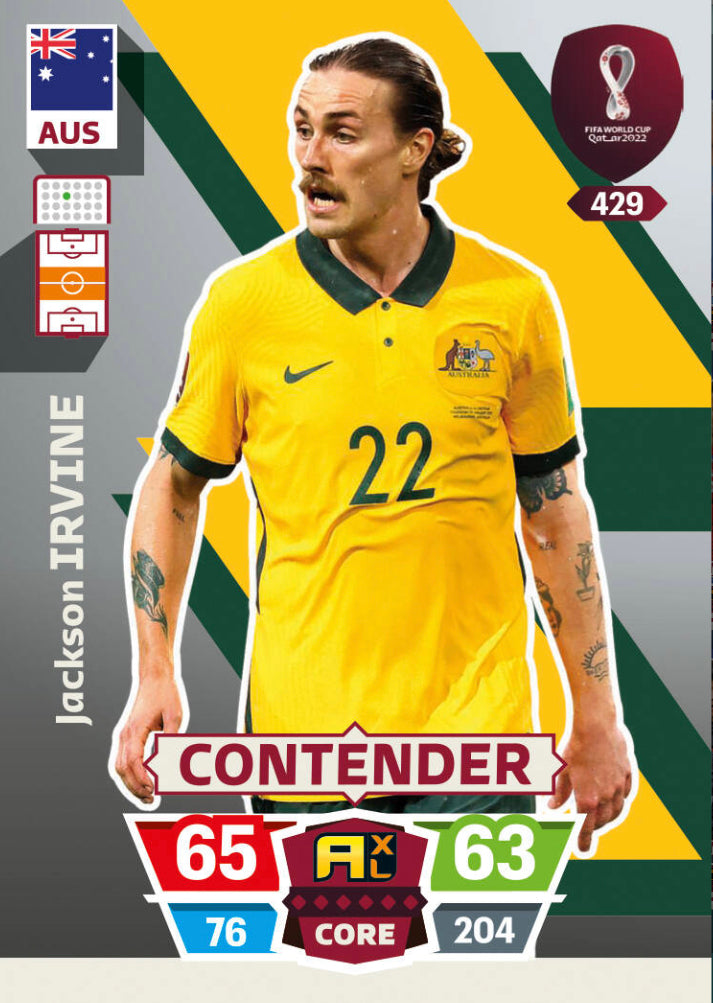 Panini World Cup 2022 Adrenalyn XL - 429 - Jackson Irvine - Contender
