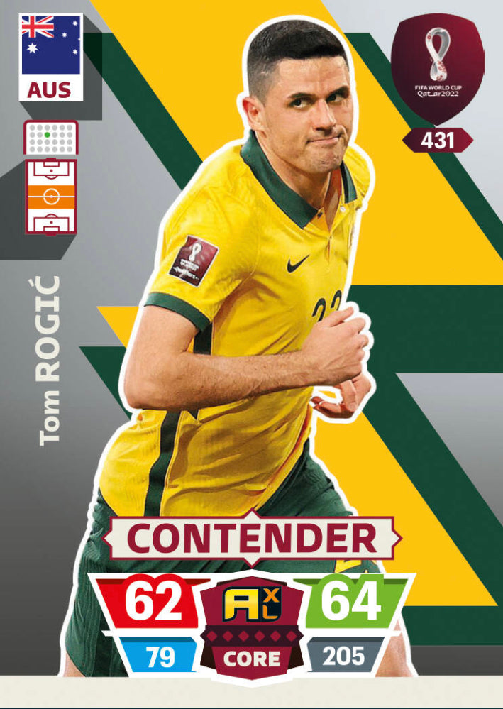Panini World Cup 2022 Adrenalyn XL - 431 - Tom Rogic - Contender