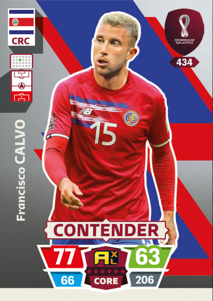 Panini World Cup 2022 Adrenalyn XL - 434 - Francisco Calvo - Contender