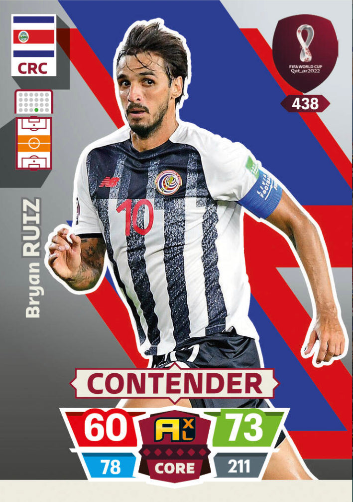 Panini World Cup 2022 Adrenalyn XL - 438 - Bryan Ruiz - Contender
