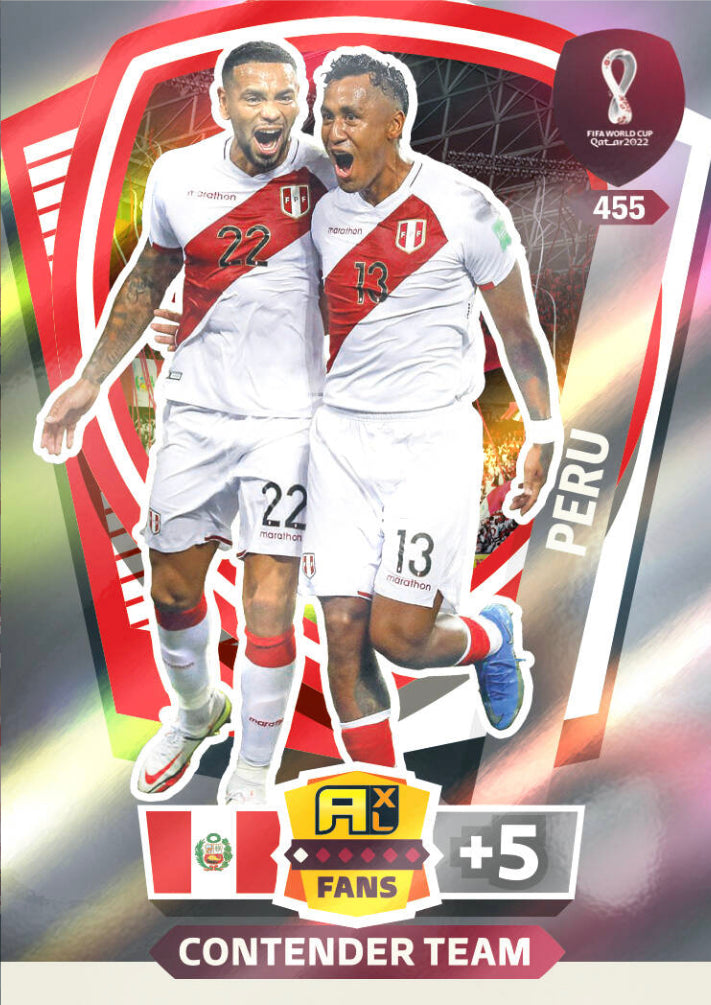 Panini World Cup 2022 Adrenalyn XL - 455 - Peru Contender Team