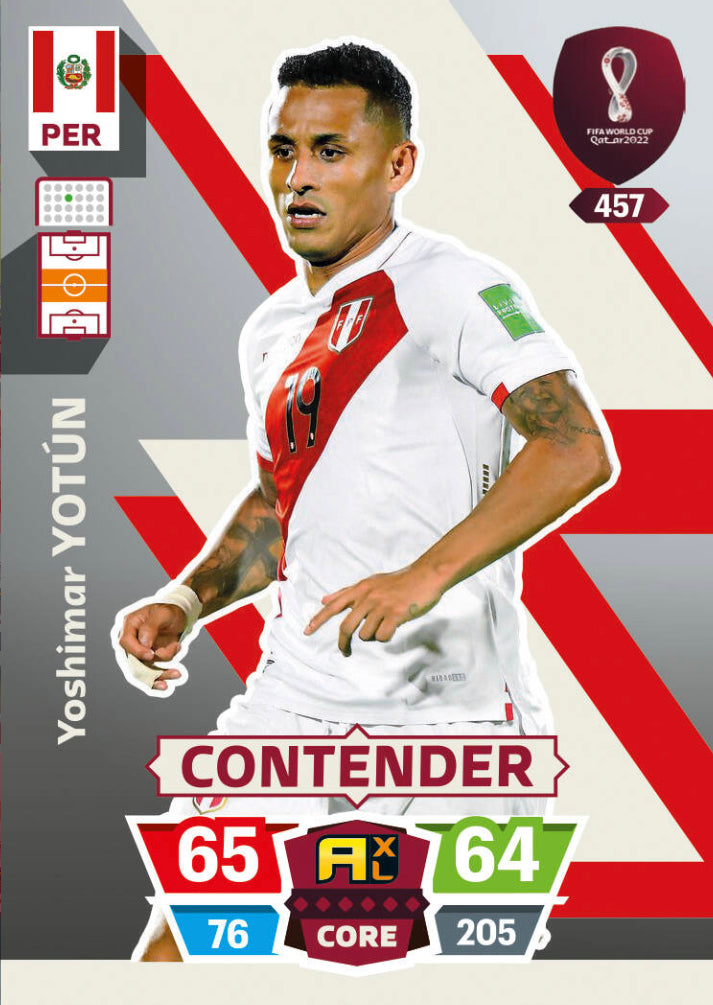 Panini World Cup 2022 Adrenalyn XL - 457 - Yoshimar Yotún - Contender