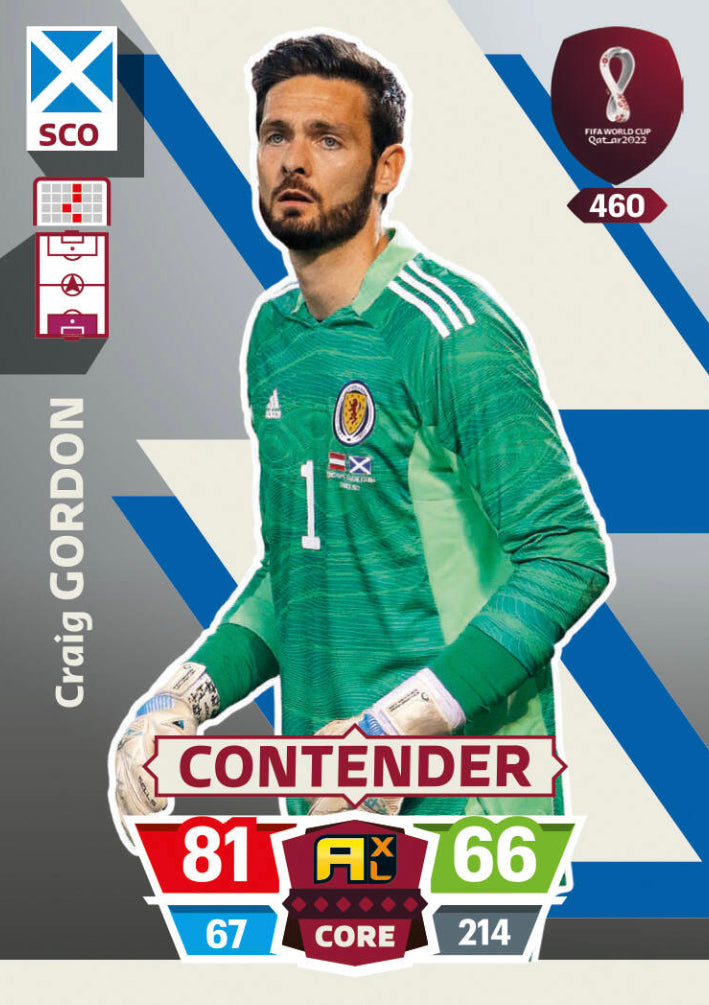 Panini World Cup 2022 Adrenalyn XL - 460 - Craig Gordon - Contender