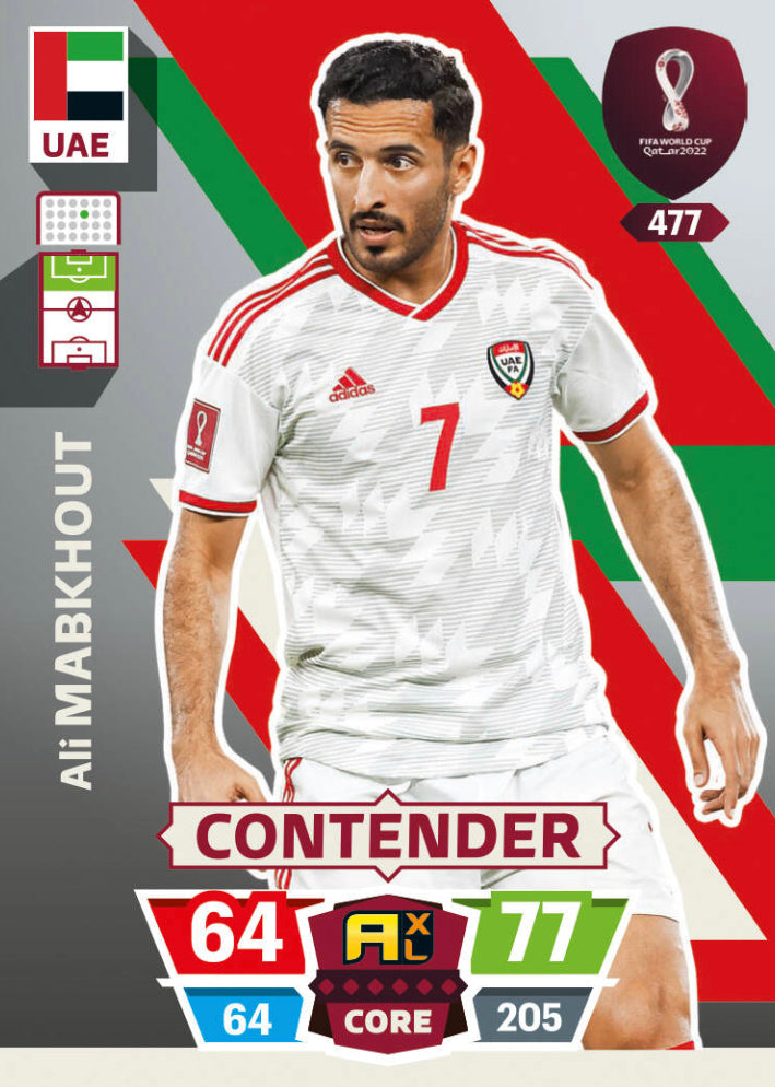 Panini World Cup 2022 Adrenalyn XL - 477 - Ali Mabkhout - Contender