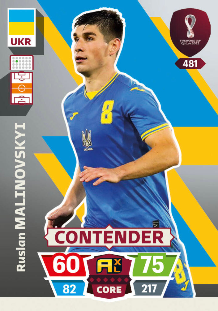 Panini World Cup 2022 Adrenalyn XL - 481 - Ruslan Malinovskyi - Contender