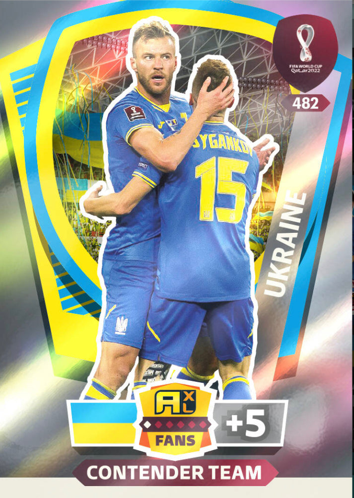 Panini World Cup 2022 Adrenalyn XL - 482 - Ukraine Contender Team