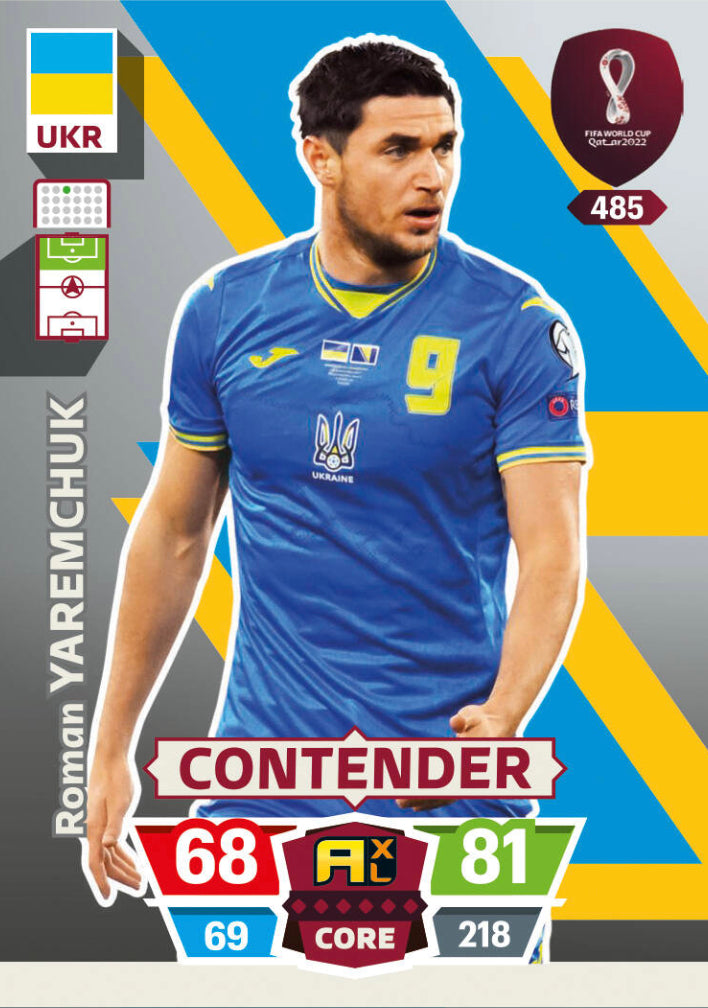 Panini World Cup 2022 Adrenalyn XL - 485 - Roman Yaremchuk - Contender