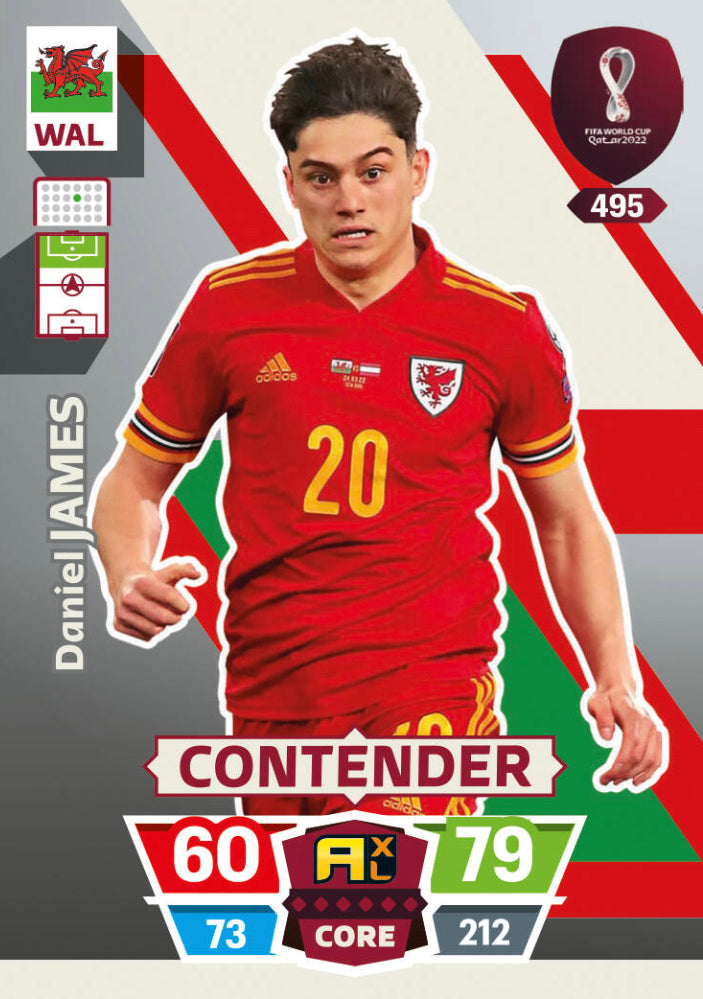 Panini World Cup 2022 Adrenalyn XL - 495 - Daniel James - Contender
