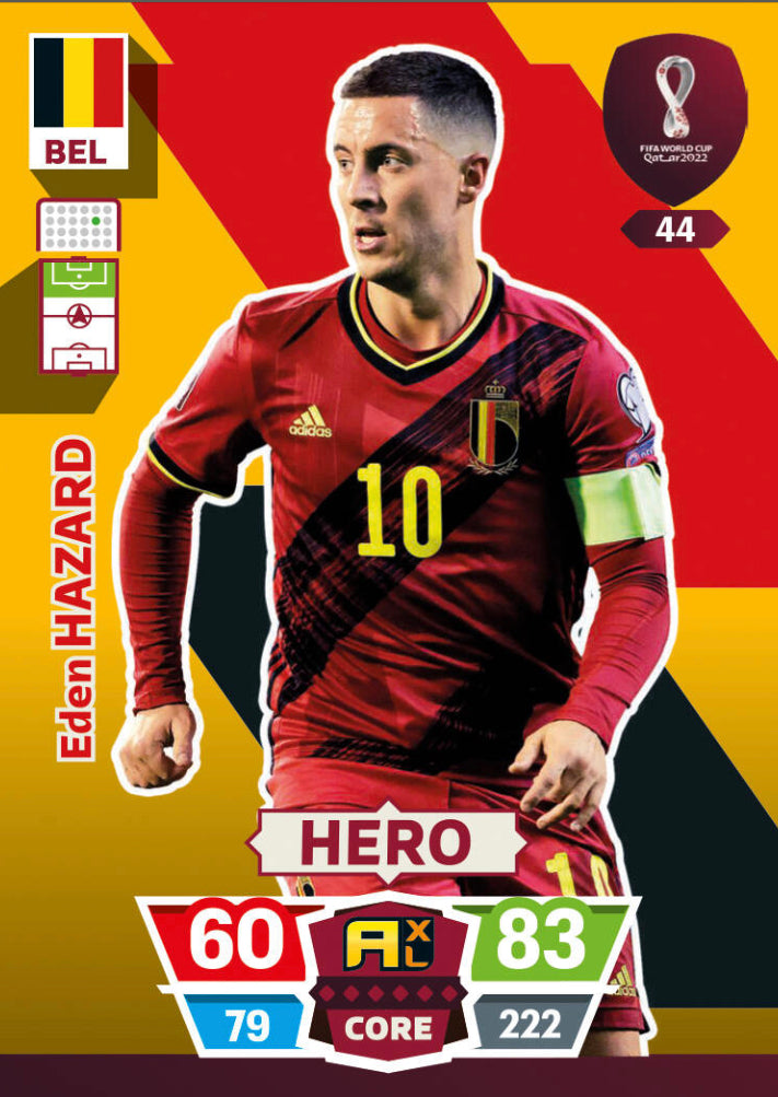 Panini World Cup 2022 Adrenalyn XL - 044 - Eden Hazard - Hero