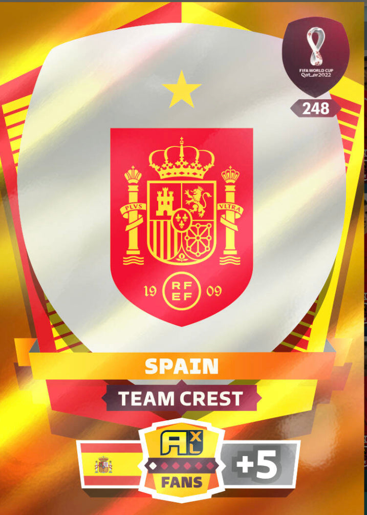 Panini World Cup 2022 Adrenalyn XL - 248 - Spain Team Crest