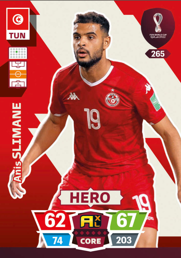 Panini World Cup 2022 Adrenalyn XL - 265 - Anis Slimane - Hero