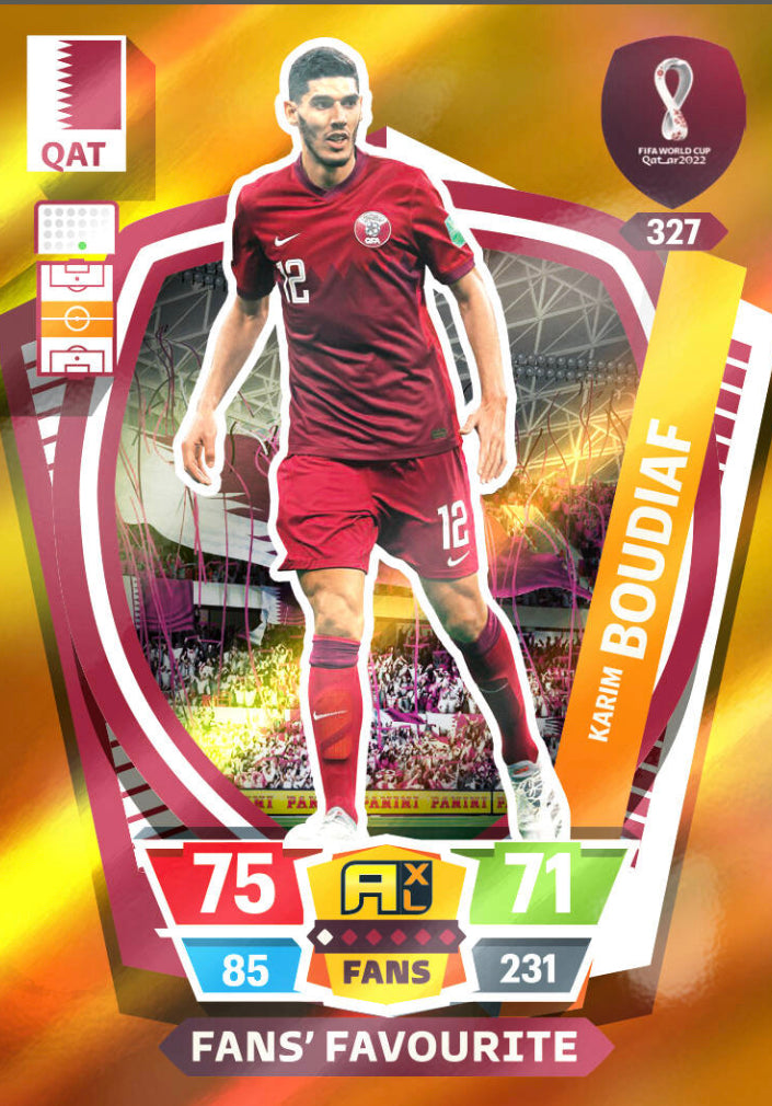 Panini World Cup 2022 Adrenalyn XL - 327 - Karim Boudiaf - Fans' Favourite