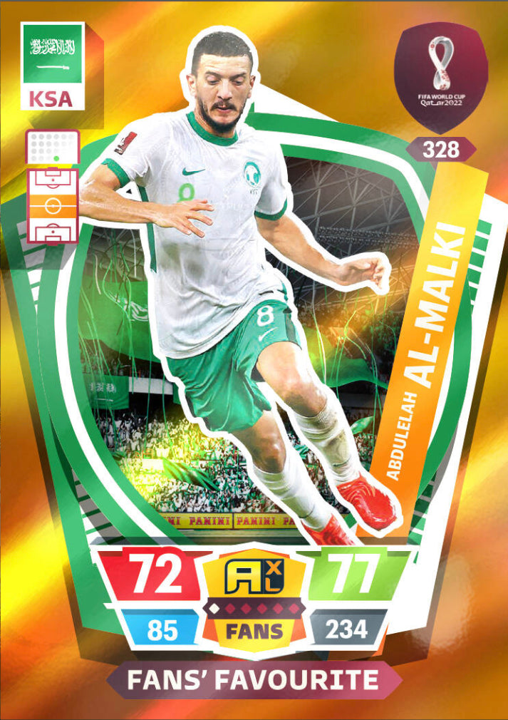 Panini World Cup 2022 Adrenalyn XL - 328 - Abdulelah Al-Malki - Fans' Favourite
