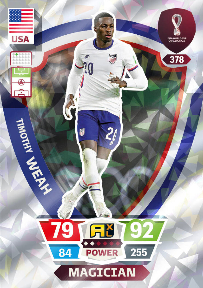 Panini World Cup 2022 Adrenalyn XL - 378 - Timothy Weah - Magician