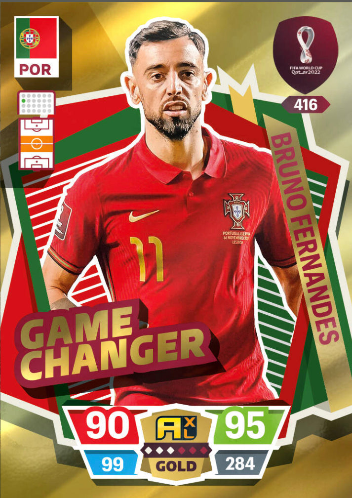 Panini World Cup 2022 Adrenalyn XL - 416 - Bruno Fernandes - Game Changer