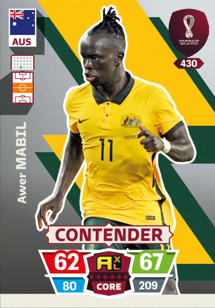 Panini World Cup 2022 Adrenalyn XL - 430 - Awer Mabil - Contender
