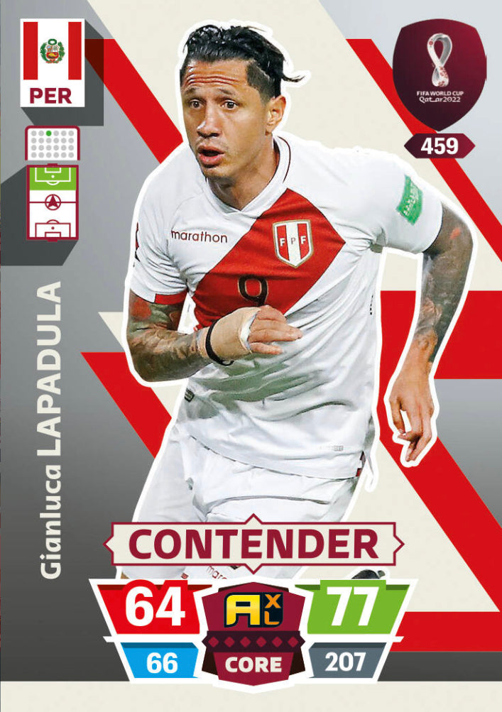 Panini World Cup 2022 Adrenalyn XL - 459 - Gianluca Lapadula - Contender