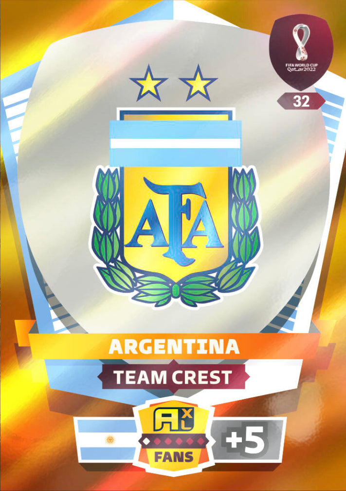 Panini World Cup 2022 Adrenalyn XL - 032 - Argentina Team Crest