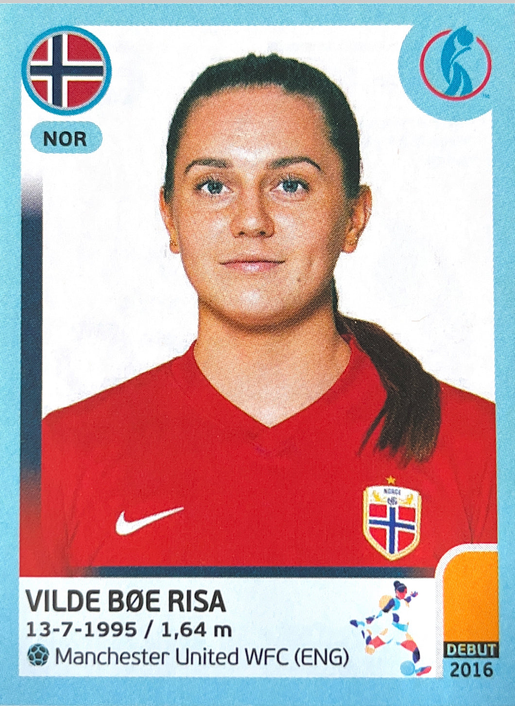 Panini Women's Euro 2022 - 086 - Vilde Bøe Risa