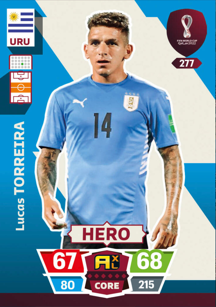 Panini World Cup 2022 Adrenalyn XL - 277 - Lucas Torreira - Hero