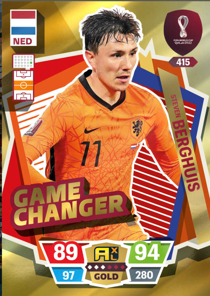 Panini World Cup 2022 Adrenalyn XL - 415 - Steven Berghuis - Game Changer