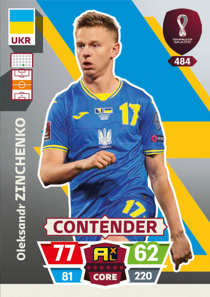 Panini World Cup 2022 Adrenalyn XL - 484 - Oleksandr Zinchenko - Contender