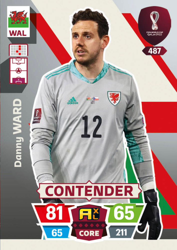 Panini World Cup 2022 Adrenalyn XL - 487 - Danny Ward - Contender