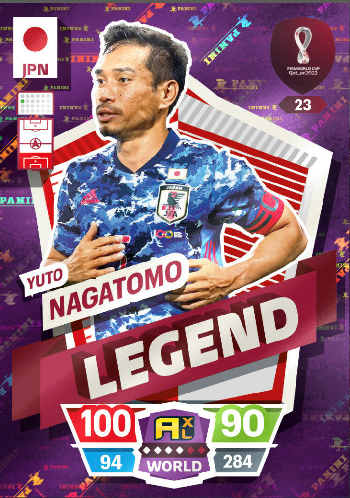 Panini World Cup 2022 Adrenalyn XL - 023 - Yuto Nagatomo - Legend