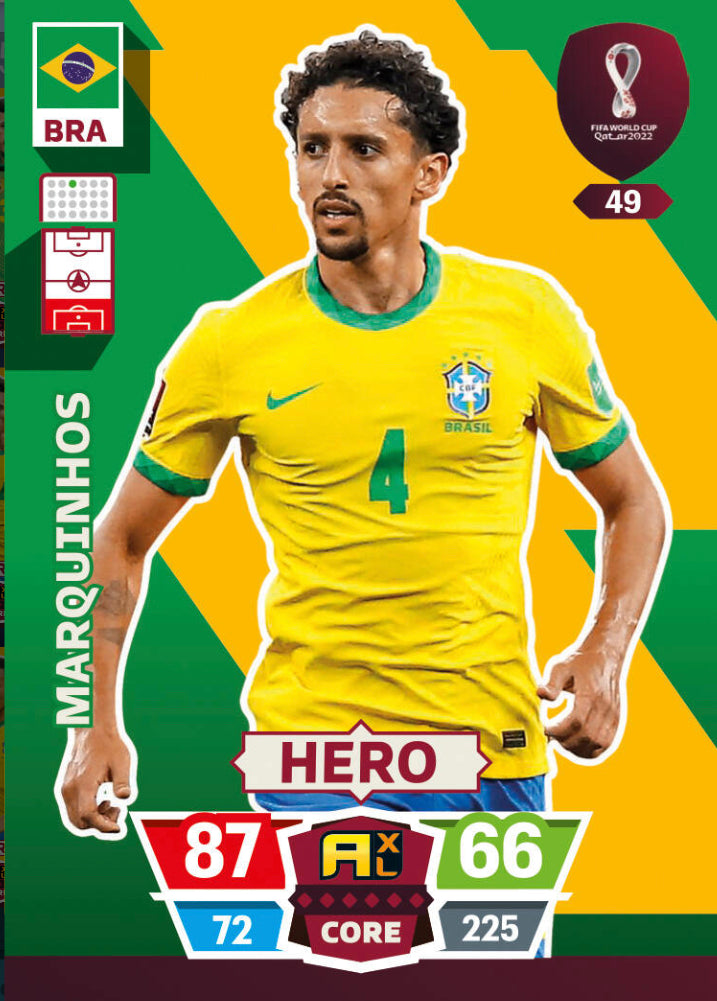 Panini World Cup 2022 Adrenalyn XL - 049 - Marquinhos - Hero