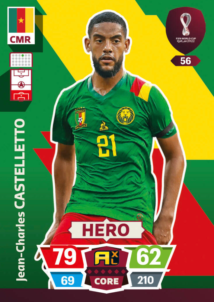 Panini World Cup 2022 Adrenalyn XL - 056 - Jean-Charles Castelletto - Hero