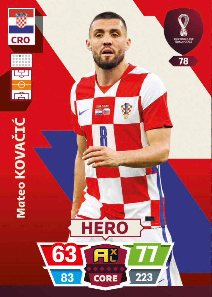 Panini World Cup 2022 Adrenalyn XL - 078 - Mateo Kovacic - Hero