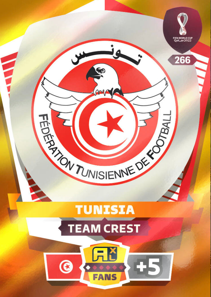 Panini World Cup 2022 Adrenalyn XL - 266 - Tunisia Team Crest