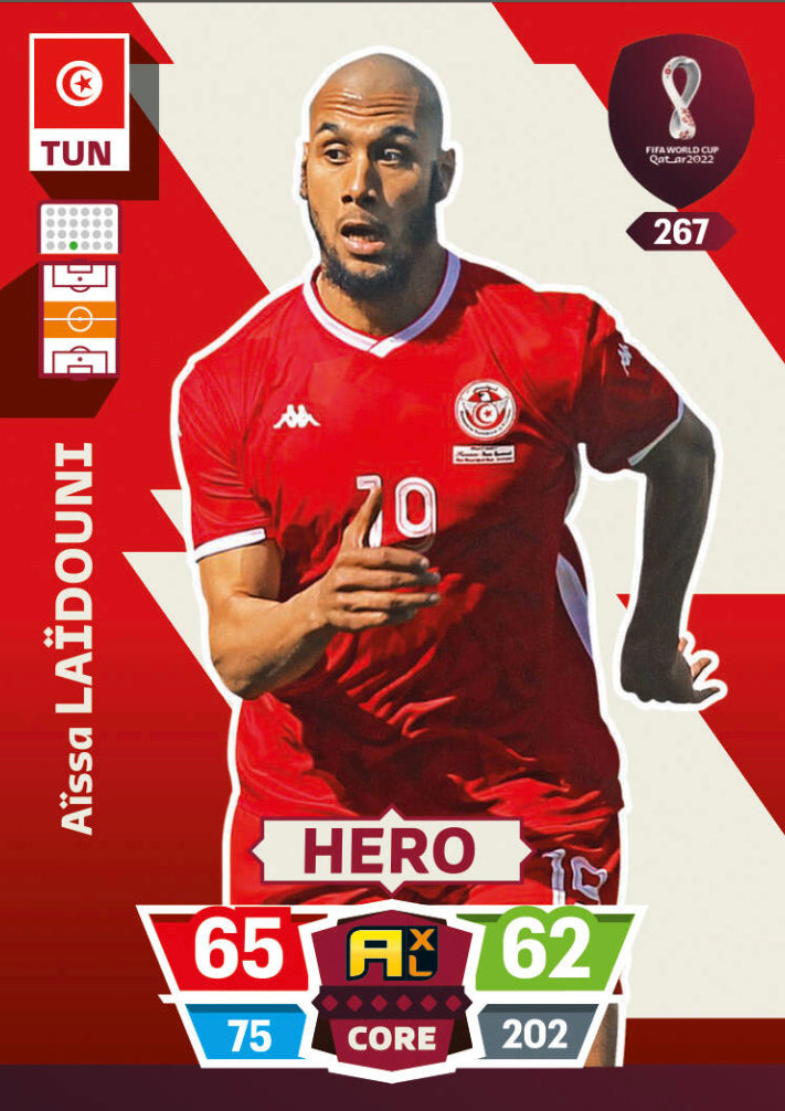 Panini World Cup 2022 Adrenalyn XL - 267 - Aïssa Laïdouni - Hero