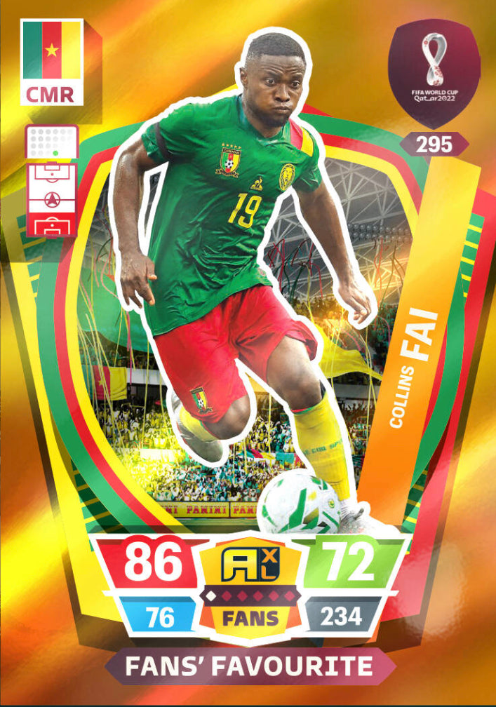 Panini World Cup 2022 Adrenalyn XL - 295 - Collins Fai - Fans' Favourite