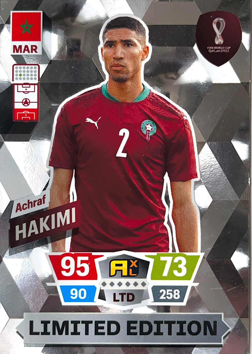 Panini World Cup 2022 Adrenalyn XL - Achraf Hakimi - Limited Edition