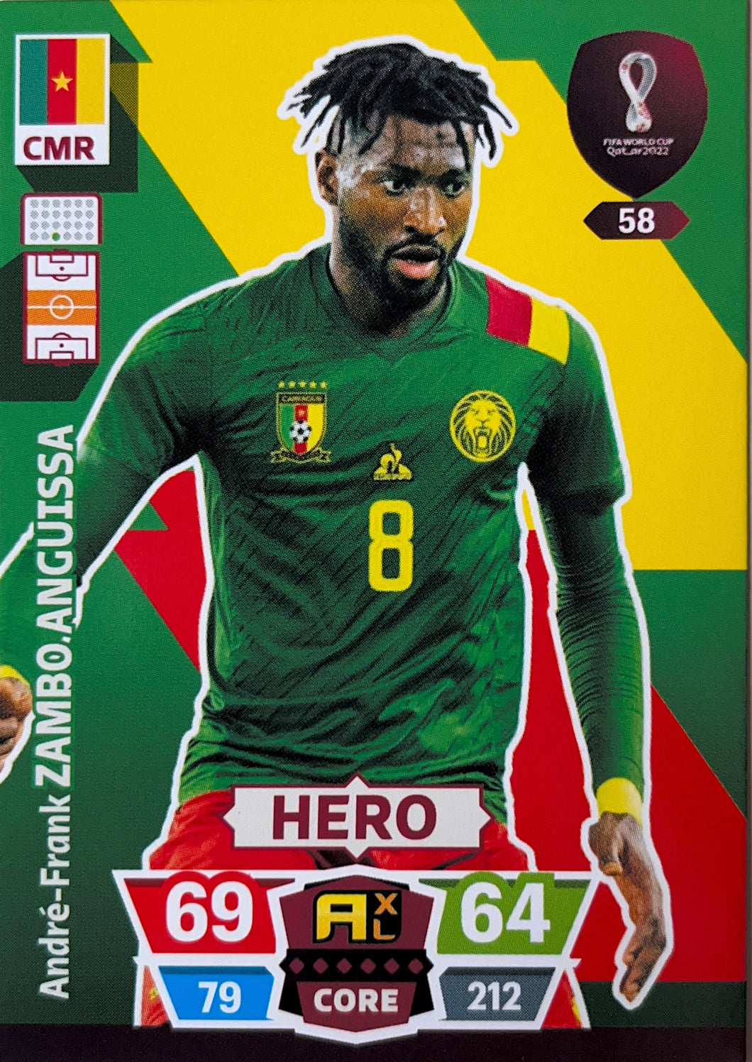 Panini World Cup 2022 Adrenalyn XL - 058 - André-Frank Zambo Anguissa - Hero