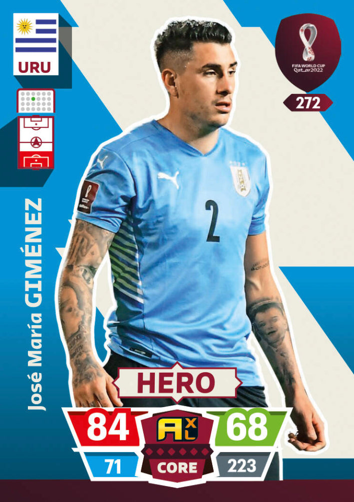Panini World Cup 2022 Adrenalyn XL - 272 - José María Giménez  - Hero