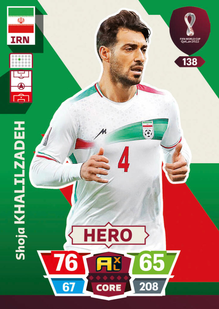Panini World Cup 2022 Adrenalyn XL - 138 - Shoja Khalilzadeh - Hero